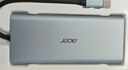 宏碁（acer）多功能擴展塢 USB-C轉HDMI轉換器適用iPad MacBook 4K投屏VGA音頻千兆網(wǎng)口分線(xiàn)器拓展塢 曬單實(shí)拍圖