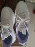 回力官方女鞋春季運動(dòng)鞋女軟彈跑步鞋女鞋子舒適媽媽鞋子女款老人鞋 白紫色【皮面款】 37 曬單實(shí)拍圖