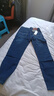啄木鳥(niǎo)（TUCANO）牛仔褲男士四季商務(wù)休閑純色潮流百搭彈力修身長(cháng)褲男裝 淺藍 32  曬單實(shí)拍圖