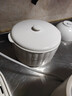 美的（Midea）電燉盅電燉鍋蒸鍋隔水燉家用全自動(dòng)煲湯燉湯鍋陶瓷燕窩燉盅4.5L蒸燉一體多功能鍋3-4人MD-DZE2552 曬單實(shí)拍圖