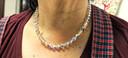 俏物俏女（in lay）母親節禮物媽媽款項鏈珠子串珠仿水晶項鏈短款鎖骨鏈簡(jiǎn)約頸鏈脖鏈 曬單實(shí)拍圖