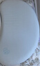 睡眠方程式天資兒童枕頭寶寶嬰兒硅膠枕透氣可水洗6月1歲3歲6歲+ 藍 純色 N3-枕高3cm-建議身高65-100cm 曬單實(shí)拍圖