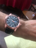 正品男士手表高檔休閑石英表簡(jiǎn)約氣質(zhì)男表皮帶高顏值羅馬時(shí)尚腕表 黑色運動(dòng)款 曬單實(shí)拍圖