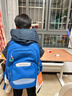 TigerFamily虎米小學(xué)生書(shū)包1-3年級兒童男女護脊減負超輕雙肩包 【中童27L-極光藍】大容量|柔感面料 一抹即凈 曬單實(shí)拍圖