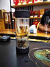 塔馳密司（touchmiss）雙層玻璃杯茶水分離杯男士高檔茶杯便攜隔熱防摔水杯耐熱定制杯子 沉穩棕 曬單實(shí)拍圖