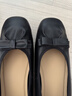 達芙妮淺口單鞋女2025春上新蝴蝶結裝飾樂(lè )福鞋豆豆鞋女 黑色 35 曬單實(shí)拍圖