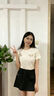 拉夏貝爾（La Chapelle）韓系純棉短袖t恤女2026夏季新款簡(jiǎn)約舒適寬松顯瘦透氣基礎款上衣 曬單實(shí)拍圖