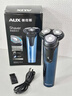 奧克斯（AUX）剃須刀男士電動(dòng)刮胡刀新款旋轉式刮胡子刀 精鋼浮動(dòng)三刀頭敏感肌可用強力便攜款禮物 曬單實(shí)拍圖