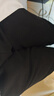 凡客誠品（VANCL）男女同款寬松闊腿300g直筒褲休閑褲四季可穿長(cháng)褲子 黑色單層華棉直筒褲 M /105斤 曬單實(shí)拍圖