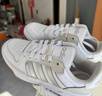 adidas ENTRAP美式校園風(fēng)運動(dòng)少年感復古籃球風(fēng)板鞋男女阿迪達斯 白色/暗銀金屬/樹(shù)脂黃   39 曬單實(shí)拍圖
