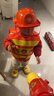 兒童小交警反光馬甲套裝幼兒園角色扮演消防員演出服 消防馬甲+帽子 小號 曬單實(shí)拍圖