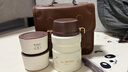 膳魔師（THERMOS）兒童餐具哈利燜燒杯316L不銹鋼寬口飯盒帶餐包餐具上學(xué)情人節TCLF 曬單實(shí)拍圖