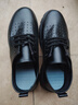 鏤空不悶腳洞洞皮鞋男 黑色 單層 MD88鏤空 41 曬單實(shí)拍圖