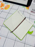 左蒂高顏值A6花朵搭扣記事本隨身通勤口袋花卉筆記小本子便攜記錄手賬本加厚會(huì )議記錄本-A6綠色 曬單實(shí)拍圖