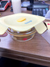 飯盒微波爐加熱玻璃保鮮盒上班族帶飯專(zhuān)用食品級餐盒水果便當盒 【高硼硅玻璃】可微波 【四件套】大長(cháng)二格+高圓湯碗+餐包+餐具 曬單實(shí)拍圖