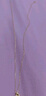 夢(mèng)金園黃金項鏈 足金絞絲素鏈鎖骨鏈經(jīng)典百搭生日禮物 42cm  約3.30g 曬單實(shí)拍圖