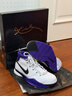 耐克NIKE男子KOBE 1 81分實(shí)戰籃球鞋IM0542-100白紫42 曬單實(shí)拍圖