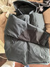 馬登工裝美式復古連帽羽絨服男秋冬加厚保暖外套90白鴨絨男士防寒衣服 深灰色 【羽絨服男款/冬季外套男/2025最新款】 L （140-155斤） 曬單實(shí)拍圖