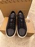 愛(ài)步（ECCO）【60周年款】系帶簡(jiǎn)約牛皮休閑板鞋男 柔酷582404 黑色39 曬單實(shí)拍圖