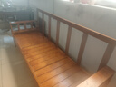 流連居新中式全實(shí)木沙發(fā)組合農村客廳小戶(hù)型簡(jiǎn)約現代冬夏兩用家具 三人位【柚木色】2米（送坐墊+靠背墊+抱枕） 曬單實(shí)拍圖
