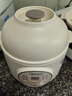 美的（Midea）電燉鍋1-2人 隔水燉家用 燉盅陶瓷燉湯盅電砂鍋白瓷內膽 迷你電燉盅 嬰兒輔食鍋 【隔水柔燉】配蒸籠 DZE1068 1L 曬單實(shí)拍圖