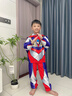 ULTRAMAN男童奧特曼衣服春秋發(fā)光套裝兒童男孩帥氣小孩洋氣賽羅蜘蛛俠童裝 披風(fēng)款【迪迦】（發(fā)光） 【披風(fēng)+套裝】 140 【建議身高130-140cm】 曬單實(shí)拍圖