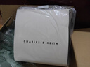 CHARLES&KEITH復古通勤絨面大容量托特包生日禮物送女友CK2-40782726-1 Mocha Brown摩卡棕 L 曬單實(shí)拍圖