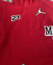 Jordan耐克AJ童裝男童連帽衛衣25秋季新款兒童潮流印花上衣 杰斯特紅 曬單實(shí)拍圖