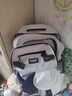 叢林?zhù)B潮牌大容量雙肩包男初中生書(shū)包女撞色大學(xué)生電腦旅行背包 淺灰色【灰青蛙】 曬單實(shí)拍圖