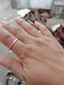 芊芽韓版磨砂情侶戒指男女對戒食指環(huán)小指尾戒 美號8號寬版6mm 曬單實(shí)拍圖