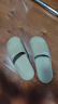 回力拖鞋男女涼拖鞋抑菌防滑浴室內外穿軟彈涼拖鞋HL0397卡其42-43碼 曬單實(shí)拍圖