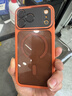 社前適用蘋(píng)果17Promax手機殼iPhone17pro拍照按鍵全包17磁吸16Pro/max軟邊框15pro高級感14Pro硬殼 【磁吸橙色】金屬鏡頭-透黑背板 蘋(píng)果17promax 曬單實(shí)拍圖