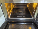 格蘭仕（Galanz）空氣炸微波爐光波爐烤箱一體機 微烤烘炸一體機家用變頻智能微烤平板式不銹鋼D90F25MSXLDV-DR(B0) 黑色 曬單實(shí)拍圖
