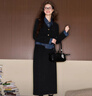 三彩2025冬季新款半身裙套裝燈芯絨外套兩件套上衣長(cháng)裙M 經(jīng)典黑 S 155/80A 曬單實(shí)拍圖
