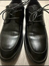回力官方男鞋皮鞋男春季正裝鞋英倫風(fēng)厚底商務(wù)鞋百搭鞋子男 黑色 43 曬單實(shí)拍圖