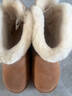 UGG秋季新款女士時(shí)尚舒適保暖純色平底圓頭短筒休閑雪地靴1174517 CHE | 栗色 38 曬單實(shí)拍圖