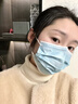 振德一次性醫用外科口罩獨立包裝防塵花粉防曬口罩成人藍色100只 曬單實(shí)拍圖