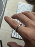 mini&yaya情人節禮物男朋友男生足銀戒指男士個(gè)性時(shí)尚單身尾戒生日禮物 曬單實(shí)拍圖