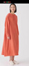 MUJI IDEE 女式 強捻 連帽套頭連衣裙 女裝裙子春季  GAD03C4S 紅色 M (155/80A) 曬單實(shí)拍圖