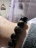 周大生【情人節禮物】和田玉貔貅手串男金珠黑曜巖手鏈情侶款送男友 曬單實(shí)拍圖