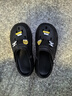 大嘴猴男士洞洞鞋夏季外穿厚底防滑戶(hù)外休閑踩屎感沙灘涼拖鞋 黑色40-41 曬單實(shí)拍圖