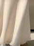 西兒下擺流蘇針織A字半身裙女秋冬小個(gè)子垂感大擺傘裙高腰中長(cháng)款裙子 米白色均碼80-130斤裙長(cháng)75左右 曬單實(shí)拍圖