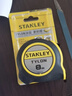 史丹利（STANLEY）黑銀系列高精度鋼卷尺公制易鉤卷尺8m尺子耐磨盒尺木工8米 曬單實(shí)拍圖