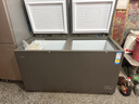 海爾（Haier）【減霜80%一級能耗】家用冰柜大容量頂開(kāi)門(mén)臥式冷凍柜商用冷柜單溫速凍超低溫深冷 519升 約830斤一級能效【-38度減霜80%】 曬單實(shí)拍圖