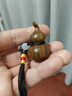 原始匠工葫蘆手把件天然檀木隨身文玩創(chuàng  )意擺件綠檀實(shí)木把玩件飾品 曬單實(shí)拍圖