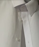 羅蒙（ROMON）白襯衫男士商務(wù)職業(yè)長袖抗皺免燙彈力正裝襯衣男白色41 曬單實(shí)拍圖