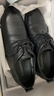 蜘蛛王正裝皮鞋男英倫百搭商務(wù)休閑鞋平跟系帶男單鞋 22169G 黑色 38  曬單實(shí)拍圖