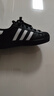 阿迪達斯（adidas）三葉草小黑鞋白標貝殼頭潮流男女系帶板鞋運動(dòng)鞋JH9977 曬單實(shí)拍圖