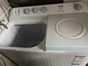 海爾（Haier）13公斤/15公斤半自動(dòng)洗衣機雙桶雙缸家用大容量強勁水流洗洗脫水分離甩干以舊換新波輪老式洗衣機 13公斤一級能效 雙缸 小神泡凈洗+噴淋漂洗+帶腳輪 曬單實(shí)拍圖