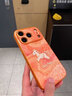 金恒適用蘋(píng)果17手機殼全包防摔iPhone17保護套蘋(píng)果17promax超薄高級感女卡通馬保護殼iphone17 pro外殼 【星宇橙絲綢小馬】輕奢皮紋-柔潤細膩-耐臟防摔 iPhone17promax 曬單實(shí)拍圖